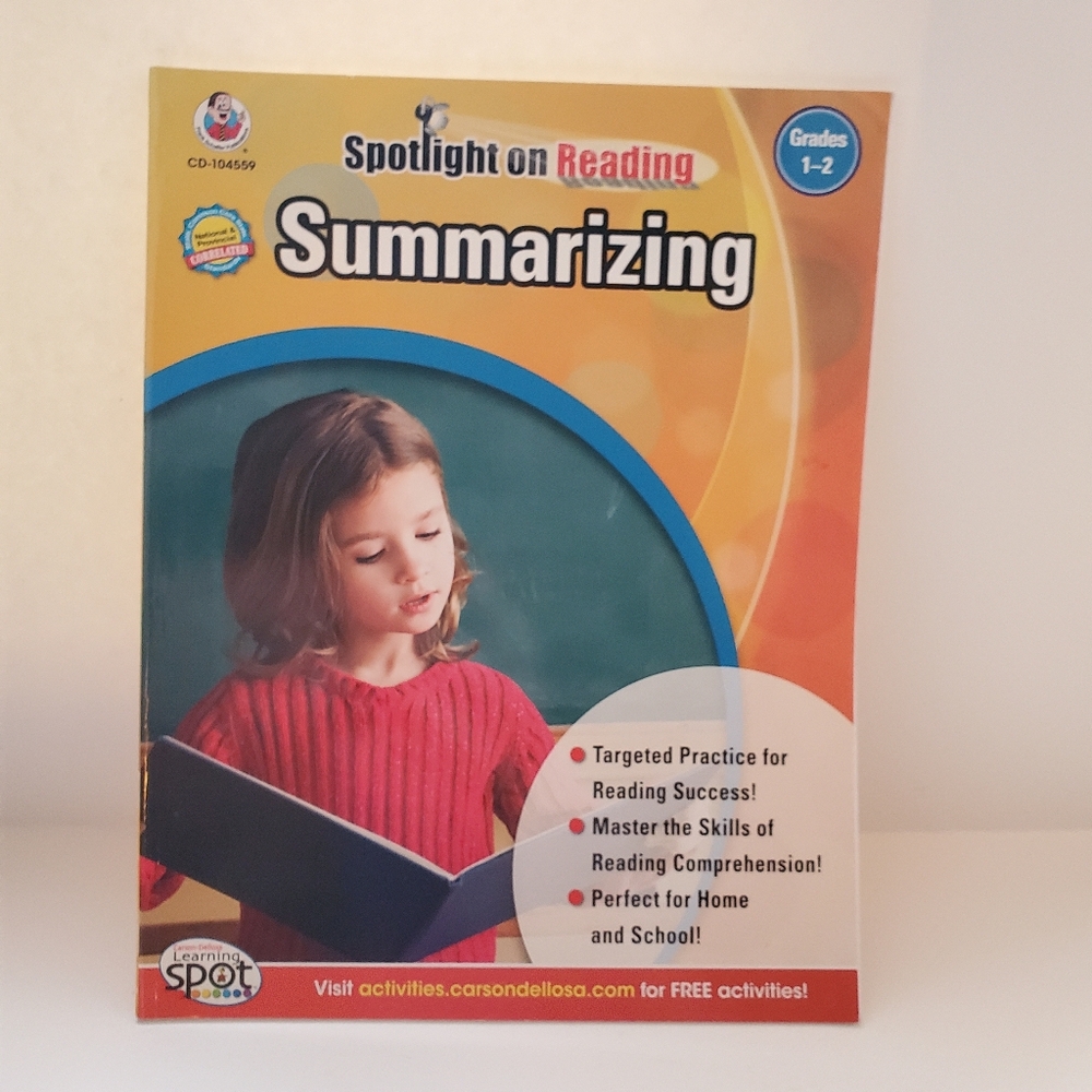 Spotlight on Reading Summarizing Grades 1-2 Frank Schaffer Publications
